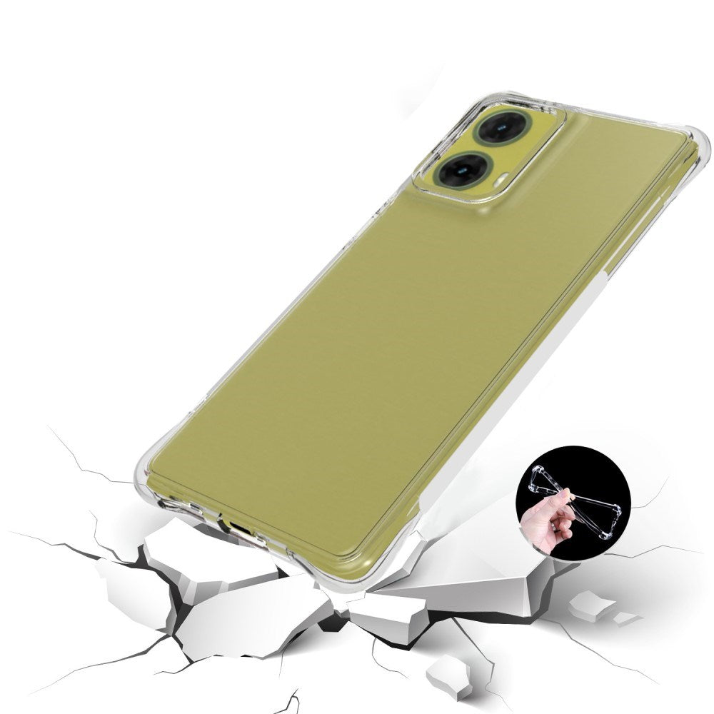 EIDERWOOD Motorola Moto G85 (5G) Fleksibel Plastik Bagside Cover - Gennemsigtig