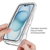 EIDERWOOD iPhone 16 2-in-1 Stødabsorberende Plastik Bagside Cover - Gennemsigtig