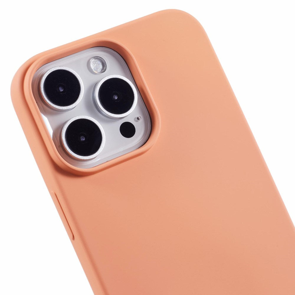 EIDERWOOD iPhone 16 Pro Max Fleksibelt Plastik Bagside Cover - Orange