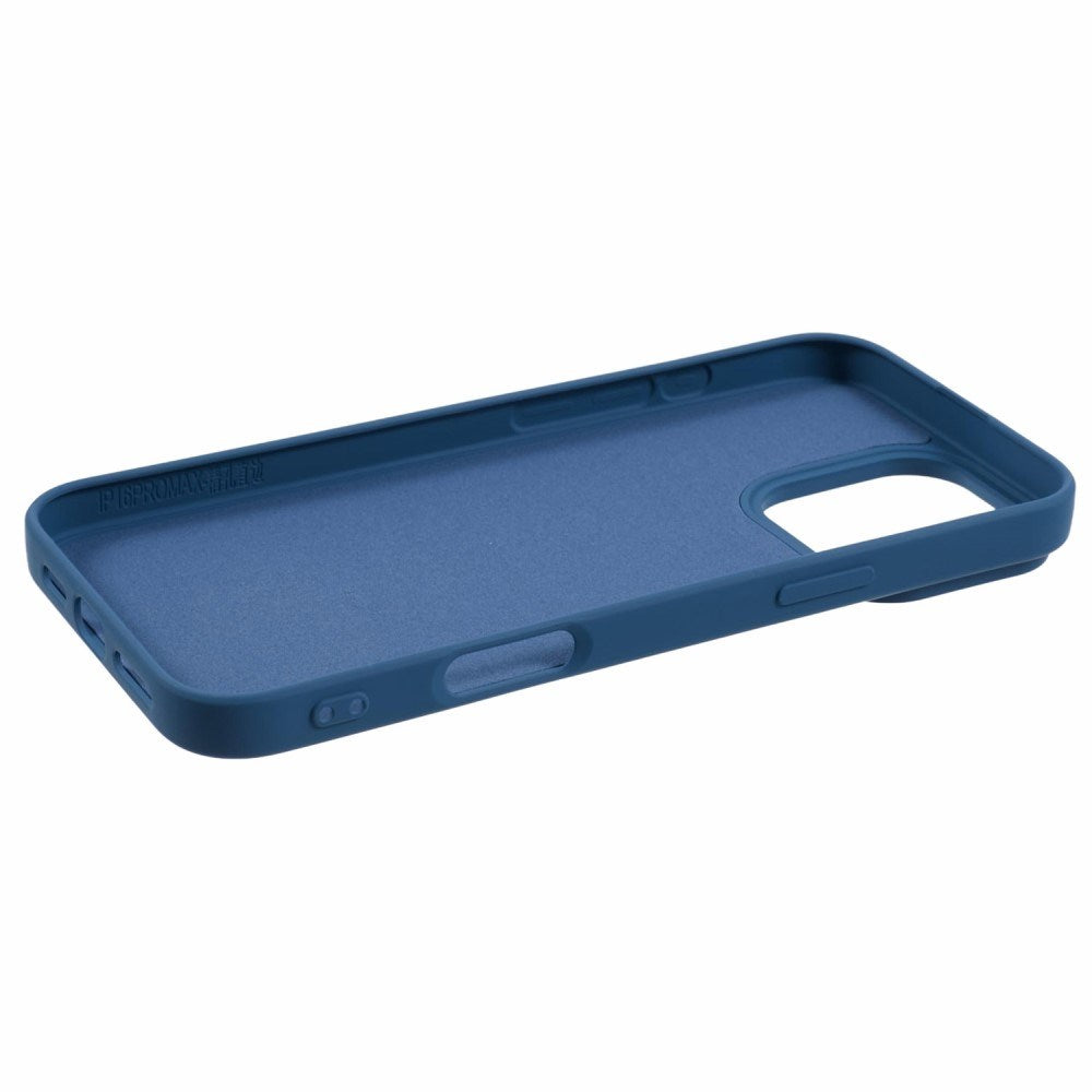 EIDERWOOD iPhone 16 Pro Max Fleksibelt Plastik Bagside Cover - Blå