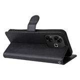 EIDERWOOD Xiaomi Redmi 13 Kunstlæder Flip Cover m. Pung og Strop - Sort