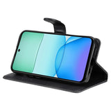 EIDERWOOD Xiaomi Redmi 13 Kunstlæder Flip Cover m. Pung og Strop - Sort