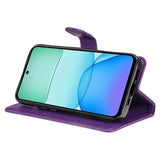 EIDERWOOD Xiaomi Redmi 13 Kunstlæder Flip Cover m. Pung og Strop - Lilla