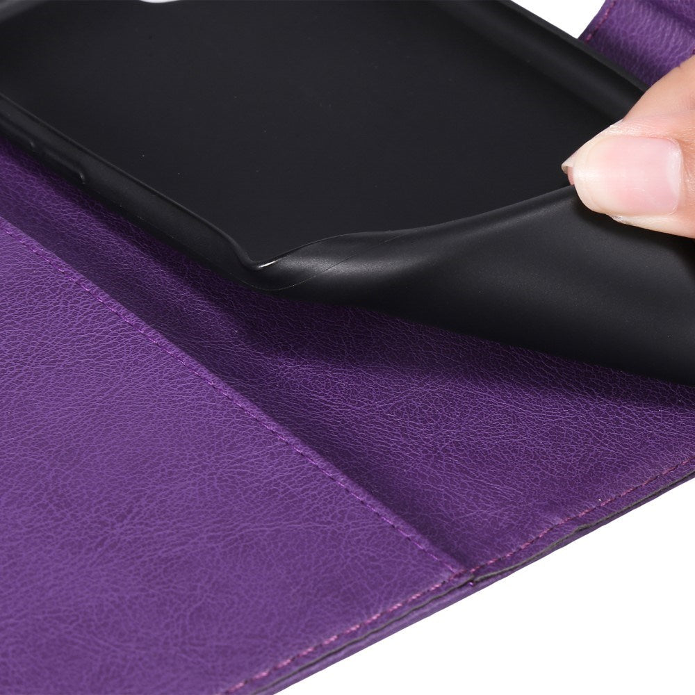 EIDERWOOD Xiaomi Redmi 13 Kunstlæder Flip Cover m. Pung og Strop - Lilla