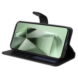 EIDERWOOD Samsung Galaxy S24 FE Læder Flip Cover m. Pung & Strop - Sort