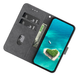 EIDERWOOD Motorola Moto G85 (5G) Læder Flip Cover m. Pung & Strop - Hvid Blomst