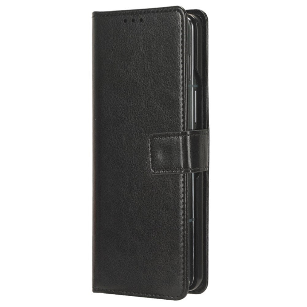 EIDERWOOD Samsung Galaxy Z Fold6 Læder Flip Cover m. Pung & Strop - Sort