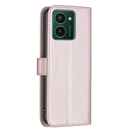 HMD Pulse+ Kunst Læder Flip Cover m. Ståfunktion & Kortholder - Rose Gold