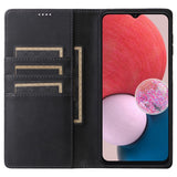 EIDERWOOD - Samsung Galaxy A13 (4G/5G) / A04s / M13 Kunstlæder Flip Cover m. Kortholder & Ståfunktion - Sort