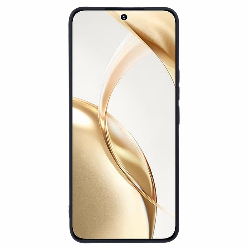 EIDERWOOD Honor 200 5G Plast Case – Beskyttende Cover med Fiberforing og Præcis Kameraudskæring - Sort