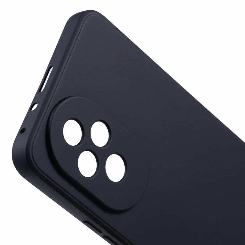 EIDERWOOD Honor 200 5G Plast Case – Beskyttende Cover med Fiberforing og Præcis Kameraudskæring - Sort