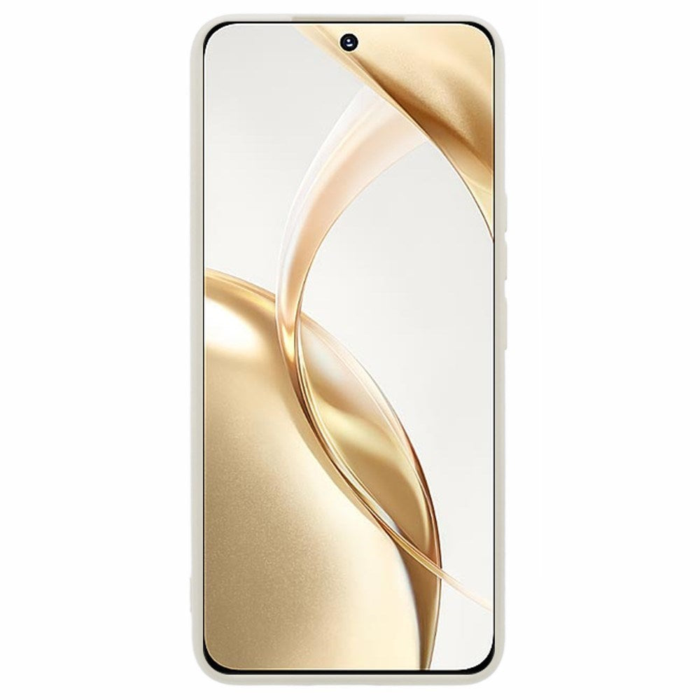 EIDERWOOD Honor 200 5G Plast Case – Beskyttende Cover med Fiberforing og Præcis Kameraudskæring - Hvid