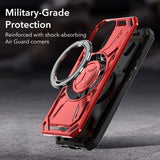 EIDERWOOD iPhone 16 Håndværker Bagside Cover m. Magnetisk Kickstand - MagSafe Kompatibel - Lyslilla