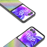 Motorola Razr 50 Ultra (5G) - EIDERWOOD Vegansk Læder Glimmer Cover - Regnbue