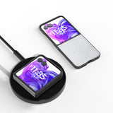 Motorola Razr 50 Ultra (5G) - EIDERWOOD Vegansk Læder Glimmer Cover - Sølv