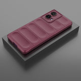 EIDERWOOD Motorola Moto G85 (5G) Fleksibelt Plastik Bagside Cover - Bordeaux Rød