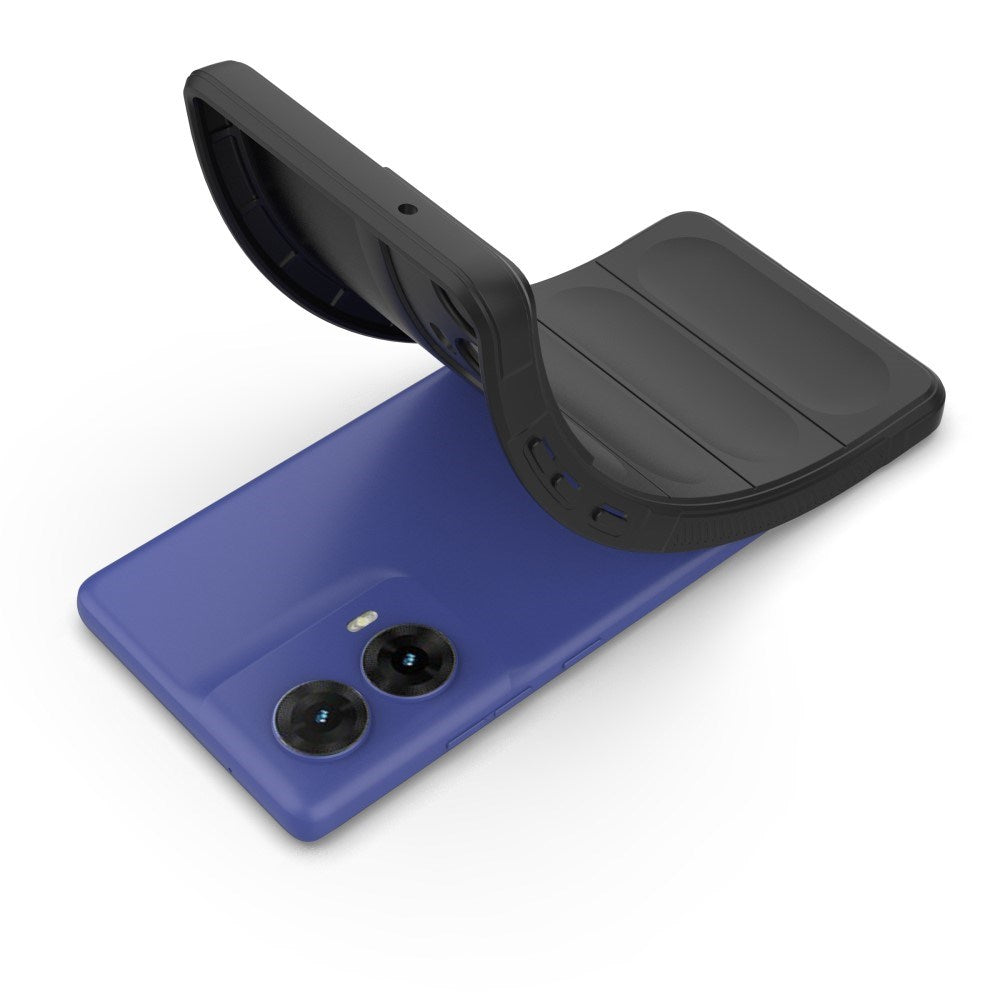 EIDERWOOD Motorola Moto G85 (5G) Fleksibelt Plastik Bagside Cover - Grå