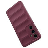 EIDERWOOD Samsung Galaxy S24 FE Fleksibelt Plastik Bagside Cover - Vinrød
