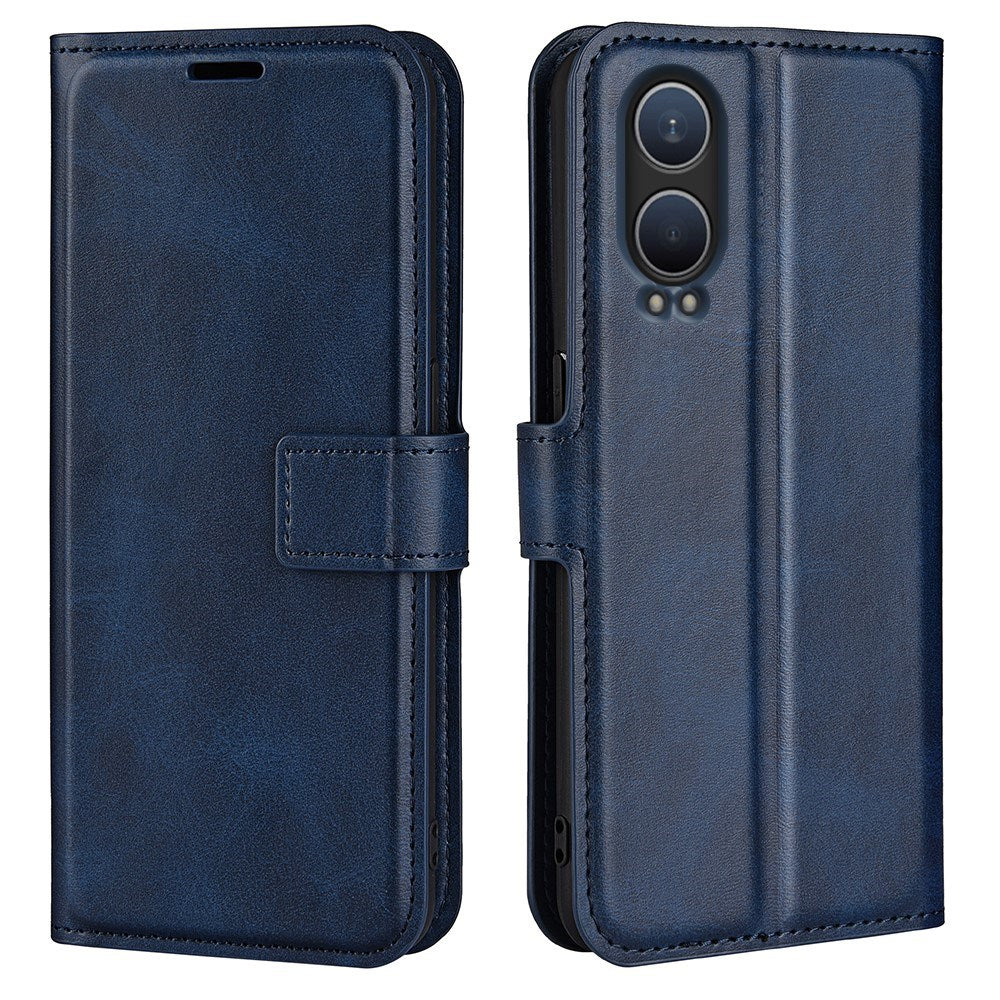 EIDERWOOD OnePlus Nord CE4 Lite (5G) Læder Flip Cover m. Kortholder & Magnetisk Luk - Blå