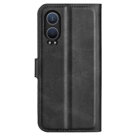 EIDERWOOD OnePlus Nord CE4 Lite (5G) Læder Flip Cover m. Kortholder & Magnetisk Luk - Sort