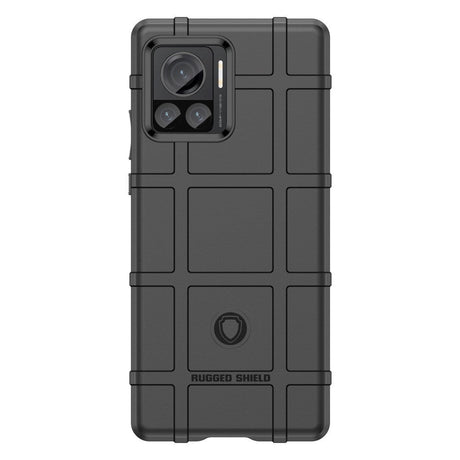 Motorola Edge 30 Ultra Rugged Shield Series Håndværker Bagside Cover - Sort