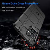 Motorola Edge 30 Ultra Rugged Shield Series Håndværker Bagside Cover - Sort