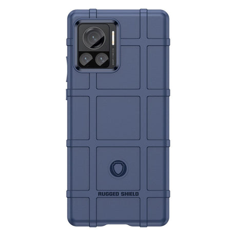 Motorola Edge 30 Ultra Rugged Shield Series Håndværker Bagside Cover - Blå