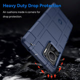 Motorola Edge 30 Ultra Rugged Shield Series Håndværker Bagside Cover - Blå