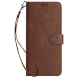 EIDERWOOD Motorola G85 (5G) Læder Flip Cover m. Kortholder & Strop - Brun