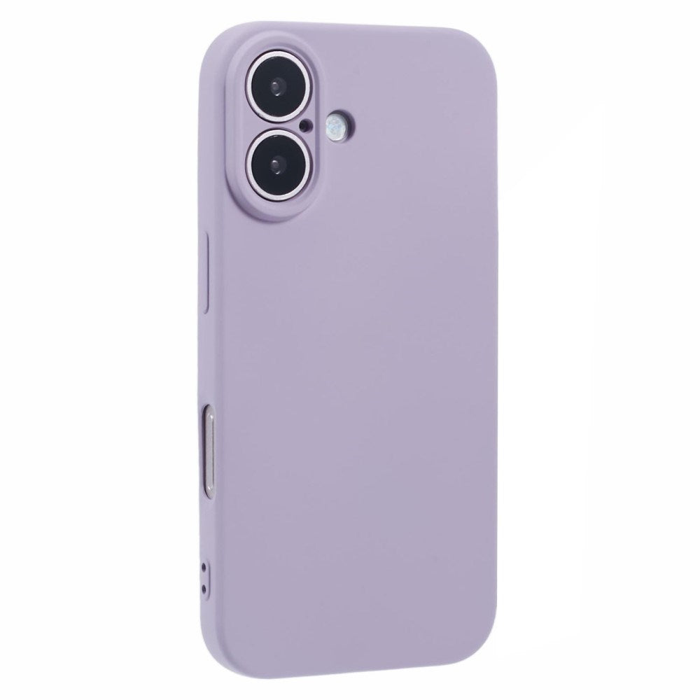 EIDERWOOD iPhone 16 Mat Fleksibel Plastik Bagside Cover - Lilla