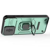 EIDERWOOD iPhone 16 Pro Max Håndværker Bagside Cover m. Magnetisk Kickstand & Cam Slider - Grøn