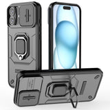 EIDERWOOD iPhone 16 Plus Håndværker Bagside Cover m. Magnetisk Kickstand & Cam Slider - Sort