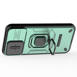 EIDERWOOD iPhone 16 Plus Håndværker Bagside Cover m. Magnetisk Kickstand & Cam Slider - Grøn