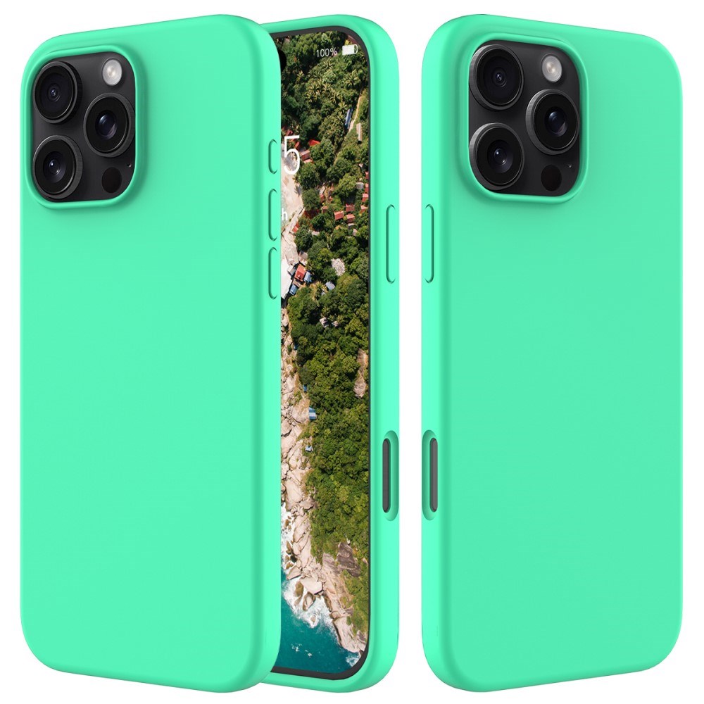 EIDERWOOD iPhone 16 Pro Max Silikone Cover - Foret Inderside - Neon Grøn