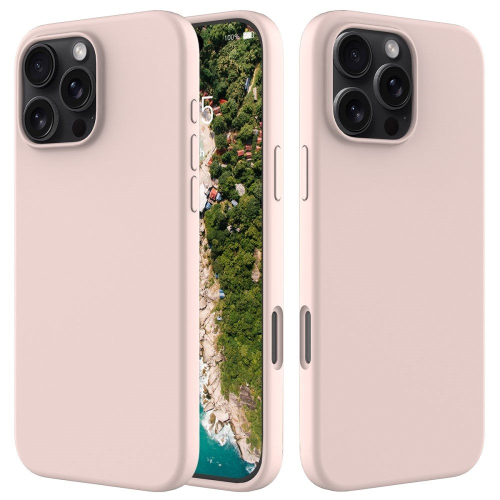 EIDERWOOD iPhone 16 Pro Max Silikone Cover - Foret Inderside - Lyserød