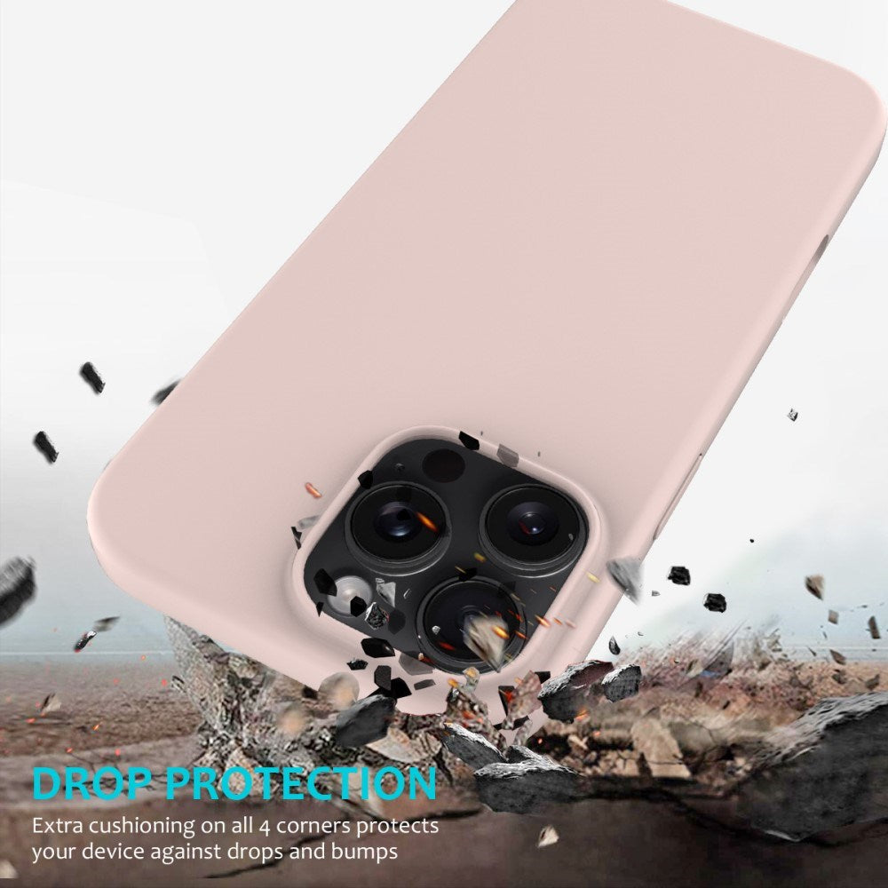 EIDERWOOD iPhone 16 Pro Max Silikone Cover - Foret Inderside - Lyserød