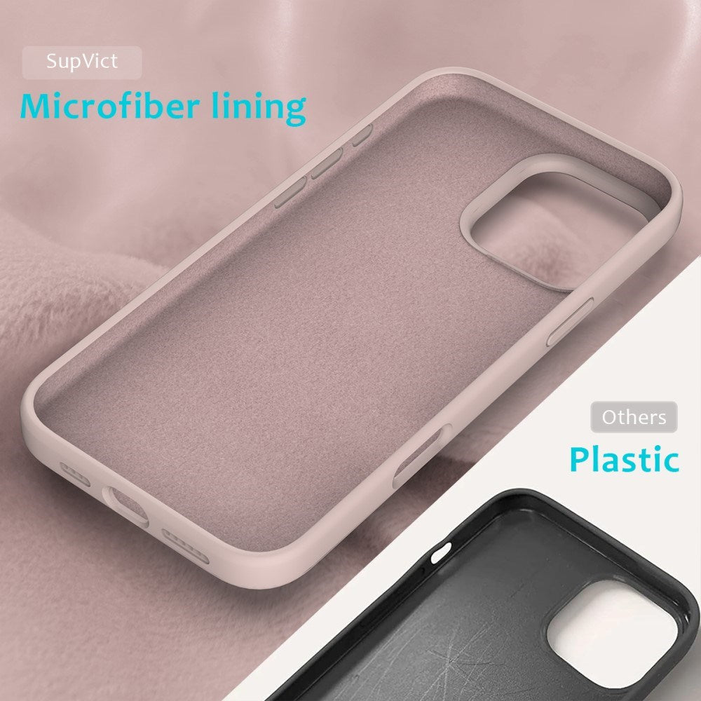 EIDERWOOD iPhone 16 Pro Max Silikone Cover - Foret Inderside - Lyserød