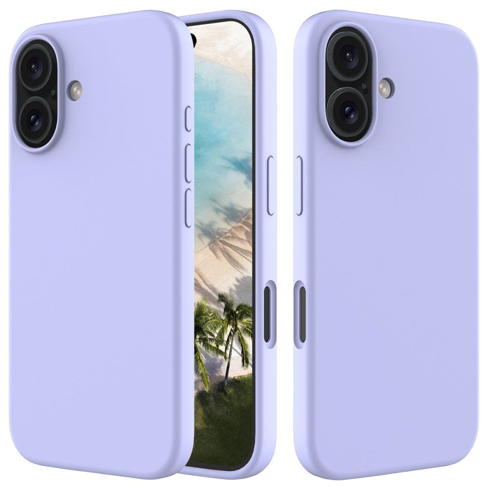 EIDERWOOD iPhone 16 Plus Silikone Cover - Foret Inderside - Lavendel