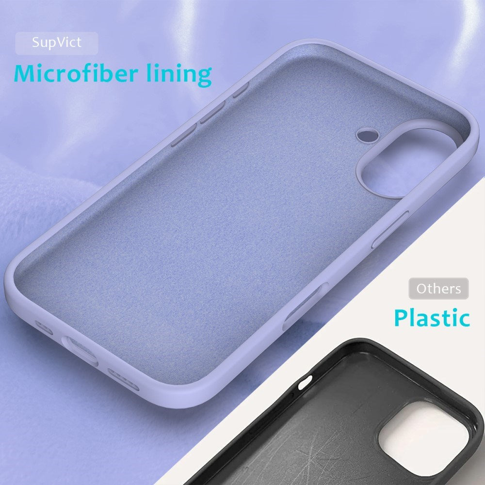 EIDERWOOD iPhone 16 Plus Silikone Cover - Foret Inderside - Lavendel