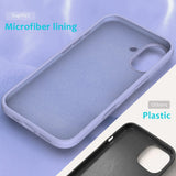 EIDERWOOD iPhone 16 Plus Silikone Cover - Foret Inderside - Lavendel