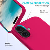 EIDERWOOD iPhone 16 Plus Silikone Cover - Foret Inderside - Koralrød