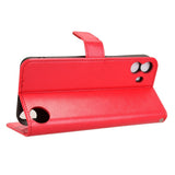 Nothing CMF Phone 1 - EIDERWOOD Kunstlæder Flip Cover m. Strop - Rød