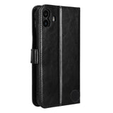 Nothing CMF Phone 1 - EIDERWOOD Kunstlæder Flip Cover m. Strop - Sort