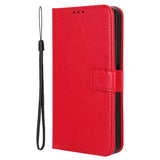 Honor 200 Smart - EIDERWOOD Kunstlæder Flip Cover m. Strop - Rød