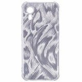 EIDERWOOD Samsung Galaxy Xcover 7 Fleksibelt Plastik Bagside Cover m. 4 Forskellige Baggrunde - Gennemsigtig / Multi