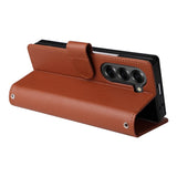 Samsung Galaxy Z Fold6 - EIDERWOOD Kunstlæder Flip Cover - Brun