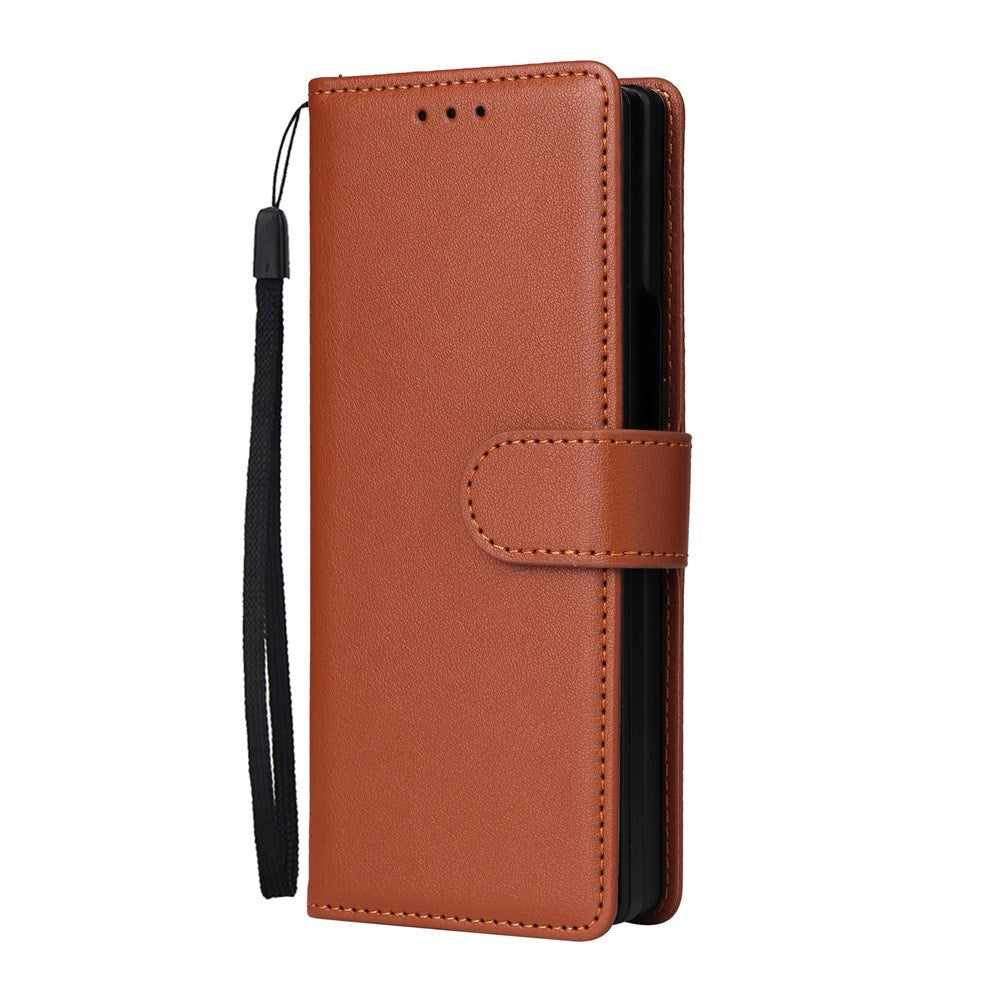 Samsung Galaxy Z Fold6 - EIDERWOOD Kunstlæder Flip Cover - Brun