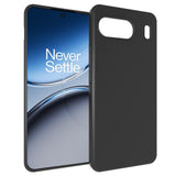 OnePlus Nord 4 - EIDERWOOD Mat Fleksibel Plastik Cover - Sort