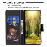 EIDERWOOD Samsung Galaxy A16 Læder Flip Cover m. Pung & Print - Bjørn