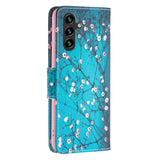 EIDERWOOD Samsung Galaxy A16 Læder Flip Cover m. Pung & Print - Kirsebærtræ